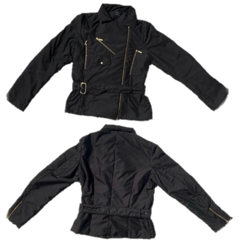 La Perla Studio Fabric Biker Jacket with Belt - Picture 16 of 16